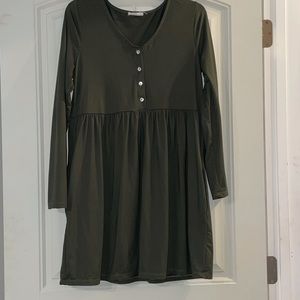 Entro Olive Green dress